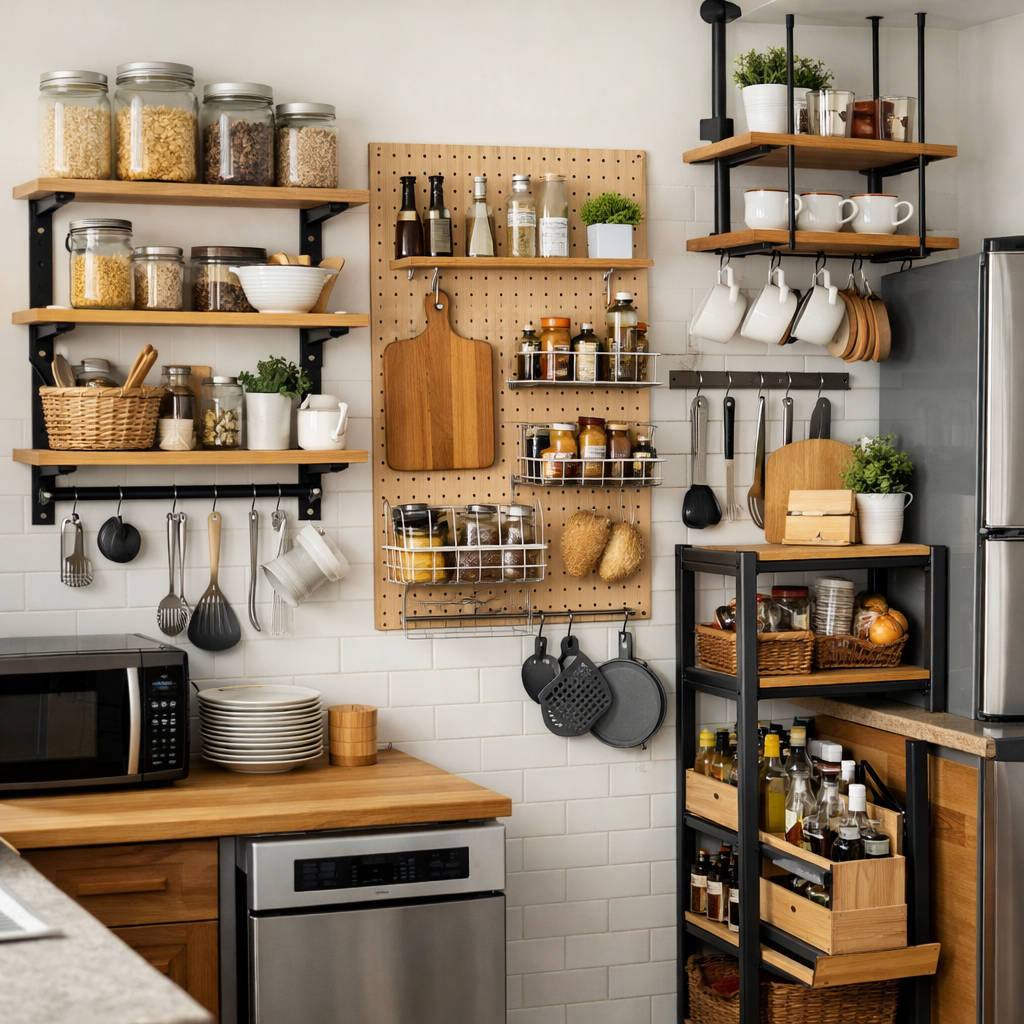 bright clean organized kitchen using smart storage ideas