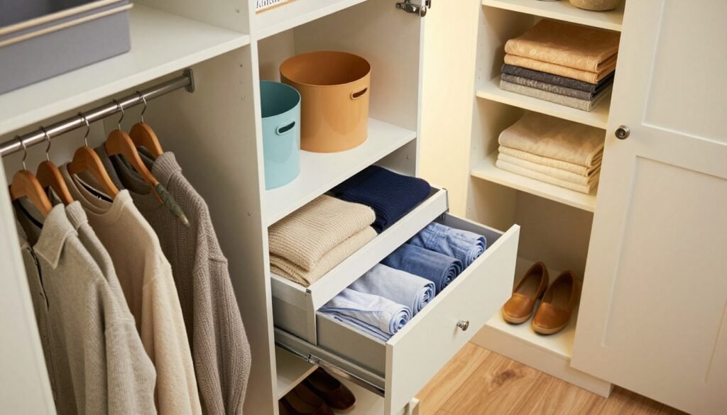 Tidy Closet Space Saving