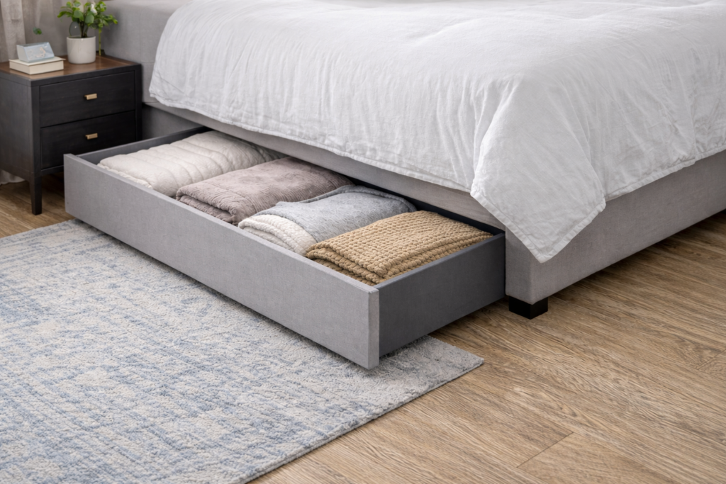 trundle style drawers for under bed storage