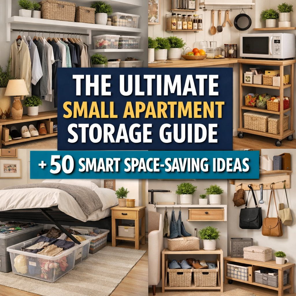 50 storage ideas for small apartments